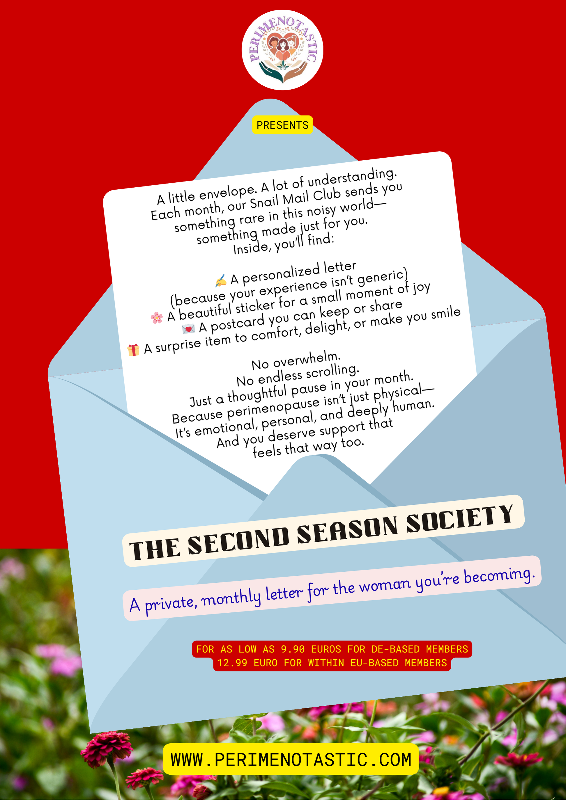 Perimenotastic Snail Mail Club - EU outside Germany-Based Members