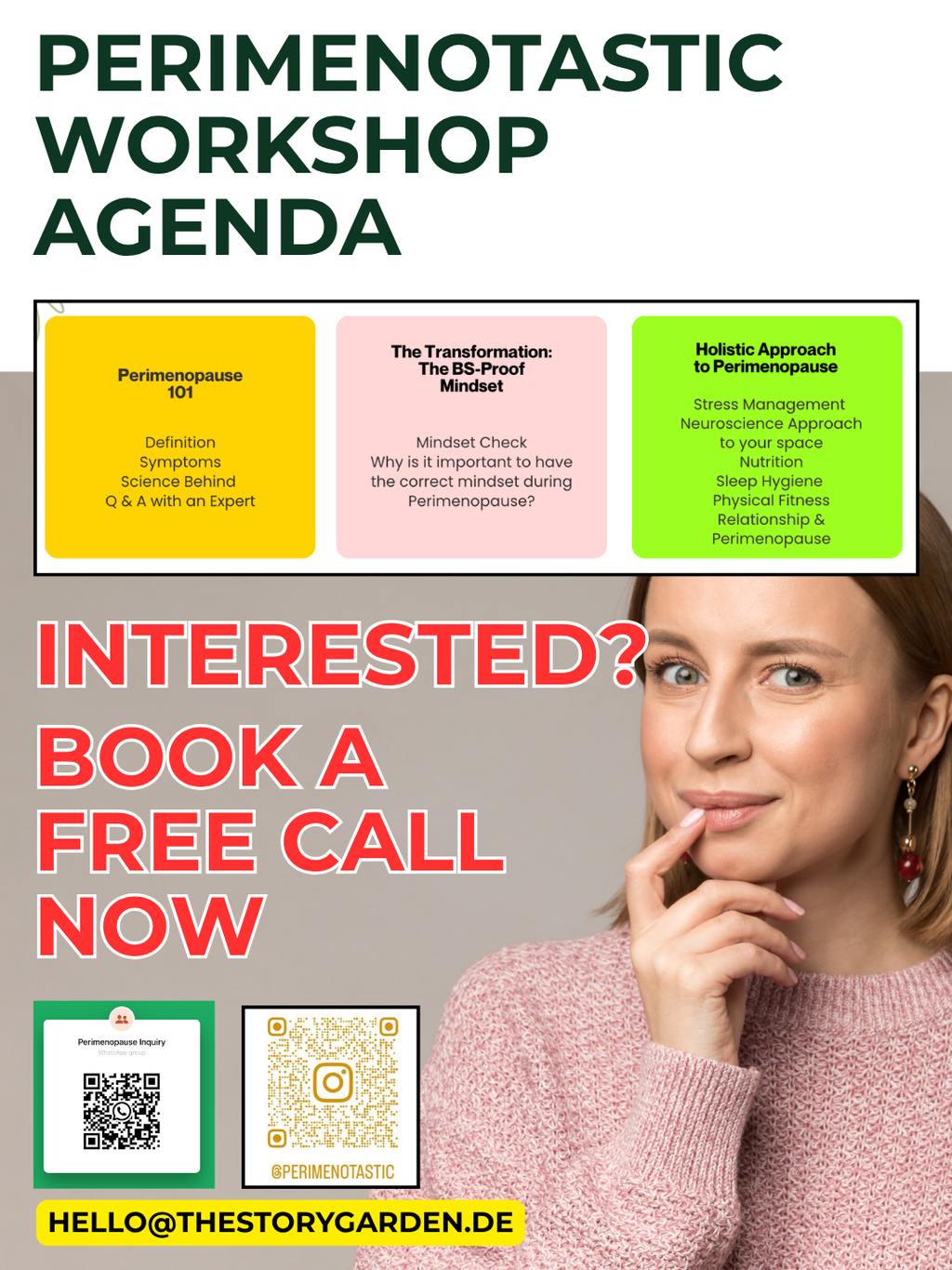 Perimenotastic In-Person Holistic Curated Workshop - July26 - Munich, Germany