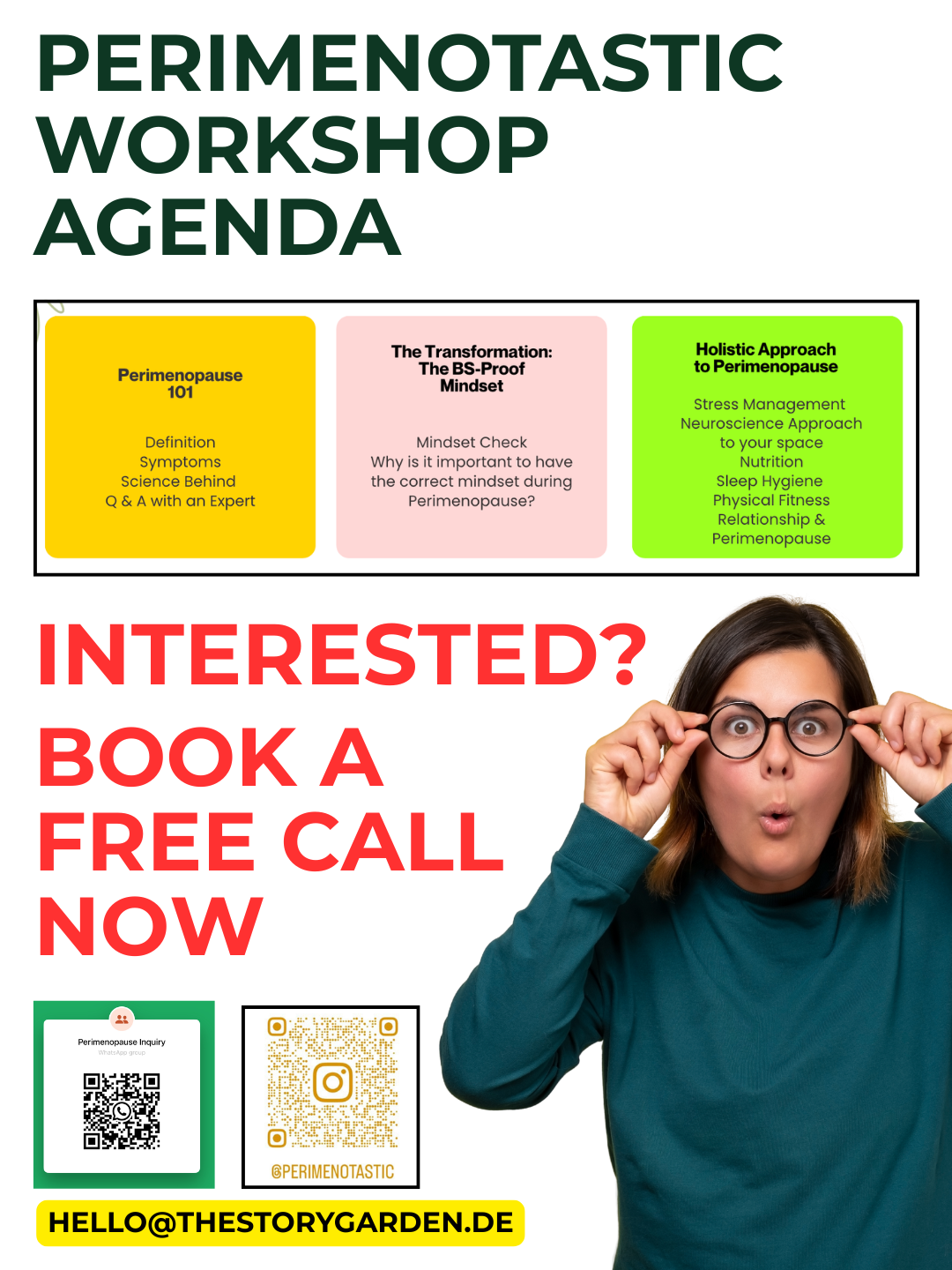 Perimenotastic In-Person Holistic Curated Workshop - July26 - Munich, Germany